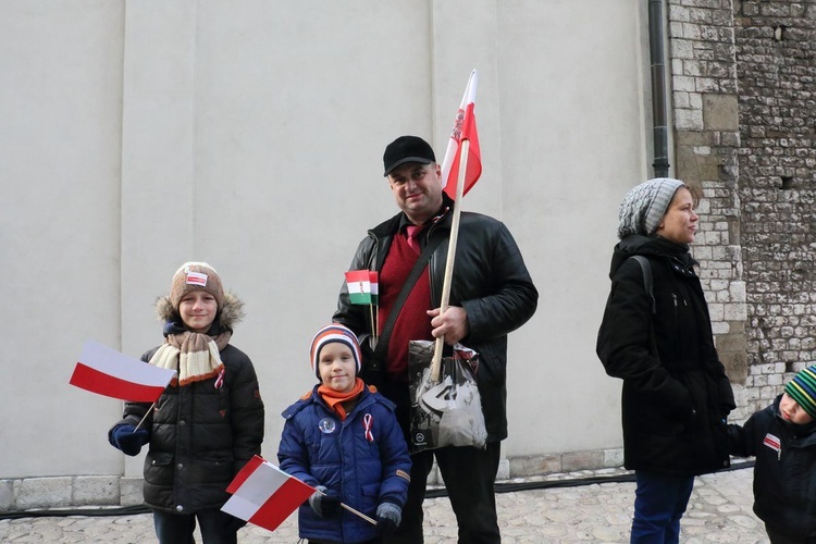 Pochód patriotyczny Kraków 11 listopada 2016