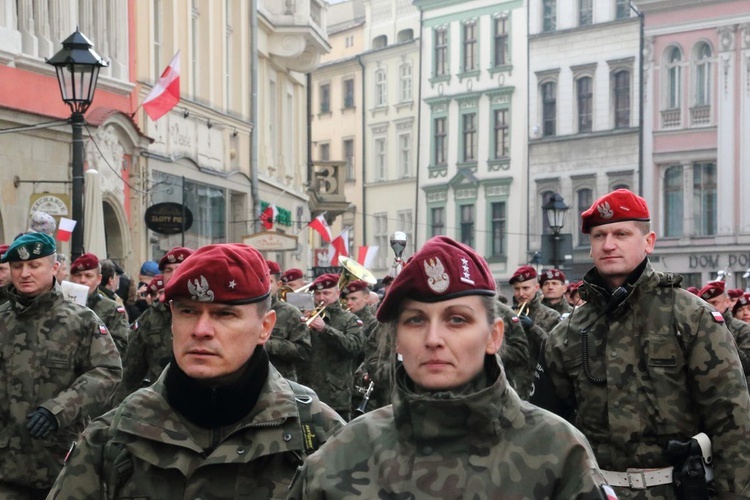 Pochód patriotyczny Kraków 11 listopada 2016