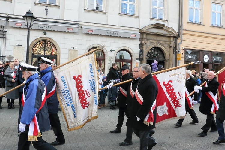 Pochód patriotyczny Kraków 11 listopada 2016