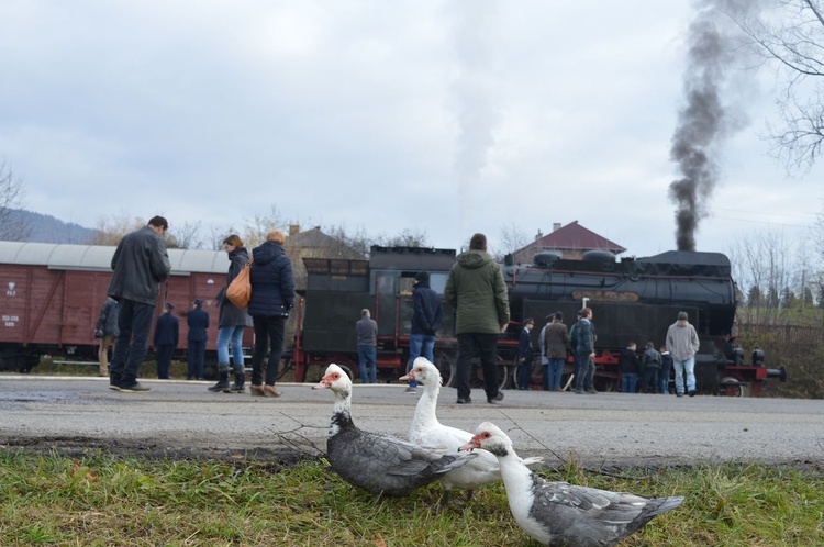 Parowozem z Chabówki do Nowego Sącza