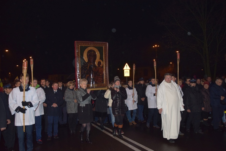 Powitanie ikony MB Częstochowskiej w Białej Rawskiej