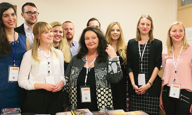 Anna Dymna ze studentami medycyny w Lublinie