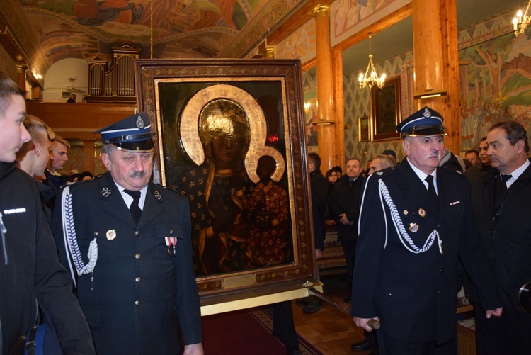 Powitanie ikony MB Częstochowskiej w Wilkowie