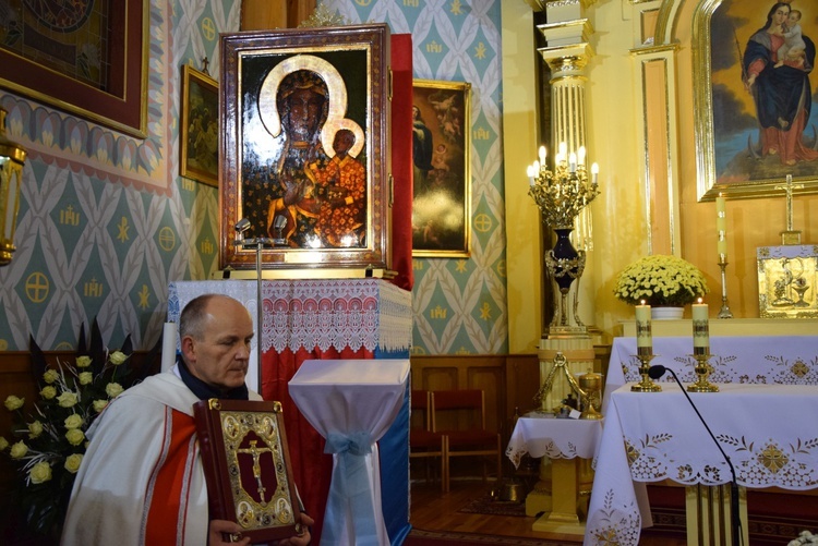 Powitanie ikony MB Częstochowskiej w Wilkowie