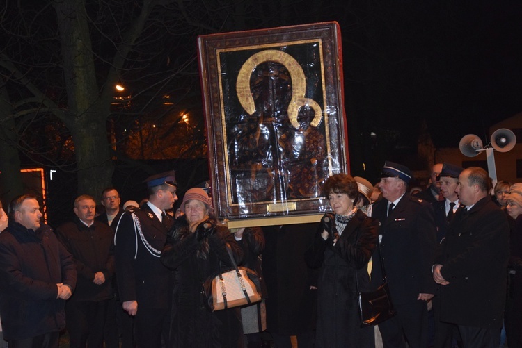 Powitanie ikony MB Częstochowskiej w Wilkowie