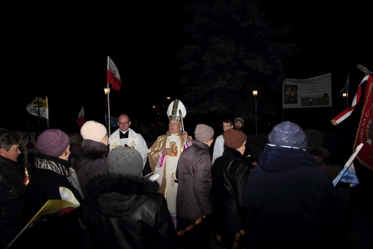 Powitanie ikony MB Częstochowskiej w Szczukach