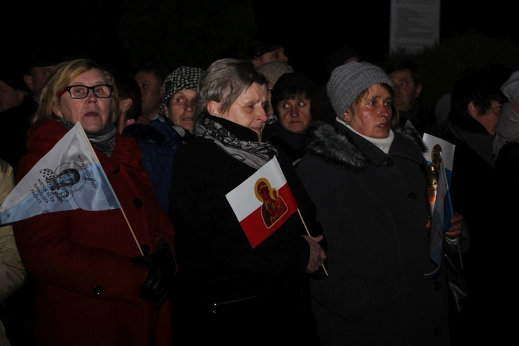 Powitanie ikony MB Częstochowskiej w Szczukach