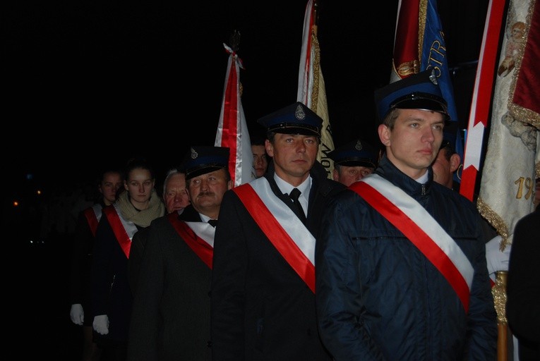 Powitanie ikony MB Częstochowskiej w Sadkowicach