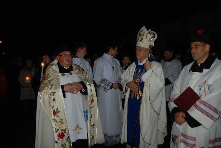 Powitanie ikony MB Częstochowskiej w Sadkowicach