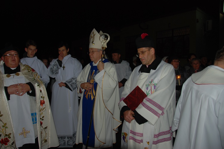 Powitanie ikony MB Częstochowskiej w Sadkowicach