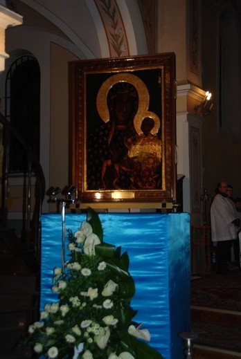 Powitanie ikony MB Częstochowskiej w Sadkowicach