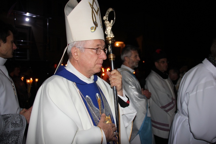 Powitanie ikony MB Częstochowskiej w Sadkowicach