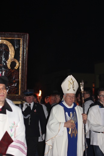 Powitanie ikony MB Częstochowskiej w Sadkowicach