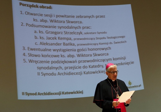 XII Sesja Plenarna II Synodu Archidiecezji Katowickiej