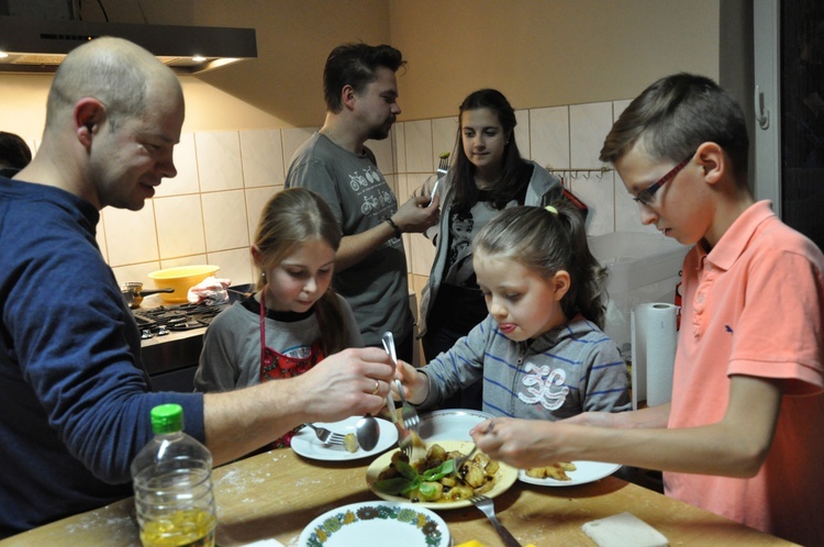 Z tatą w kuchni