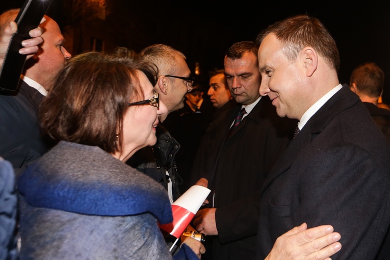 Prezydent Andrzej Duda w Piekarach