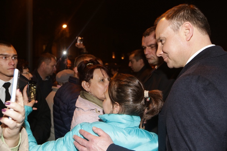 Prezydent Andrzej Duda w Piekarach