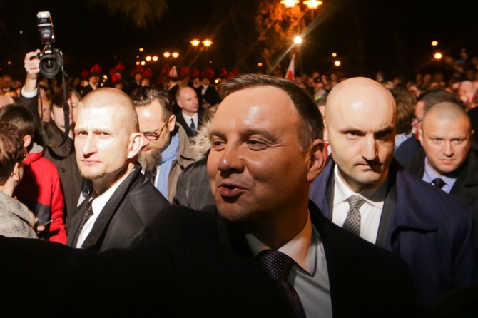 Prezydent Andrzej Duda w Piekarach