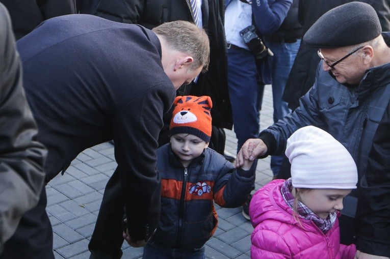 Prezydent Andrzej Duda w Piekarach