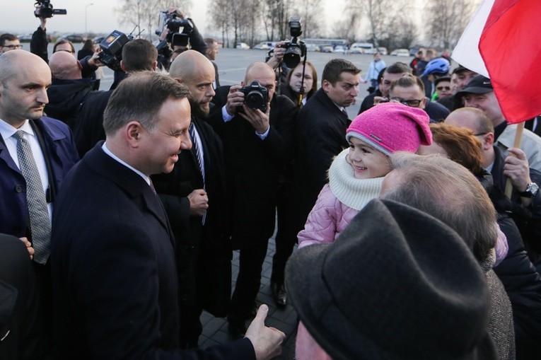 Prezydent Andrzej Duda w Piekarach