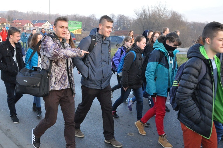 Synaj w Nowym Sączu - procesja