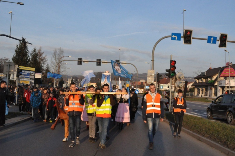 Synaj w Nowym Sączu - procesja