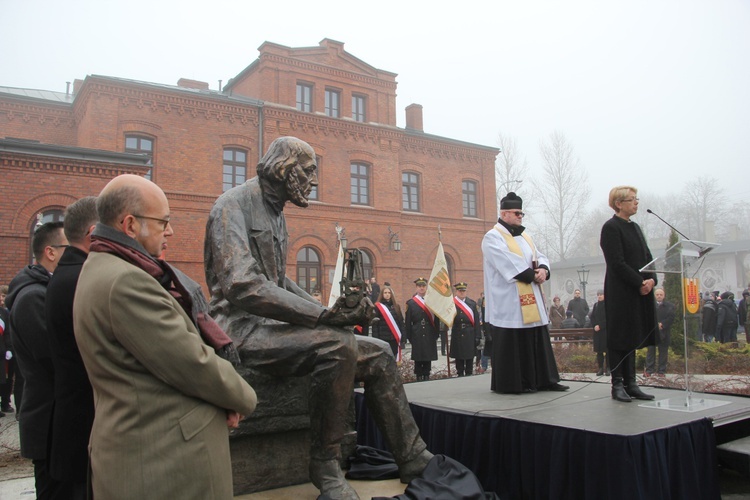 Odsłonięcie pomnika Filipa de Girarda w Żyrardowie