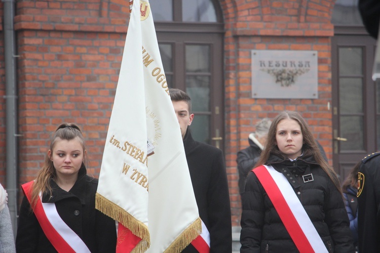 Odsłonięcie pomnika Filipa de Girarda w Żyrardowie