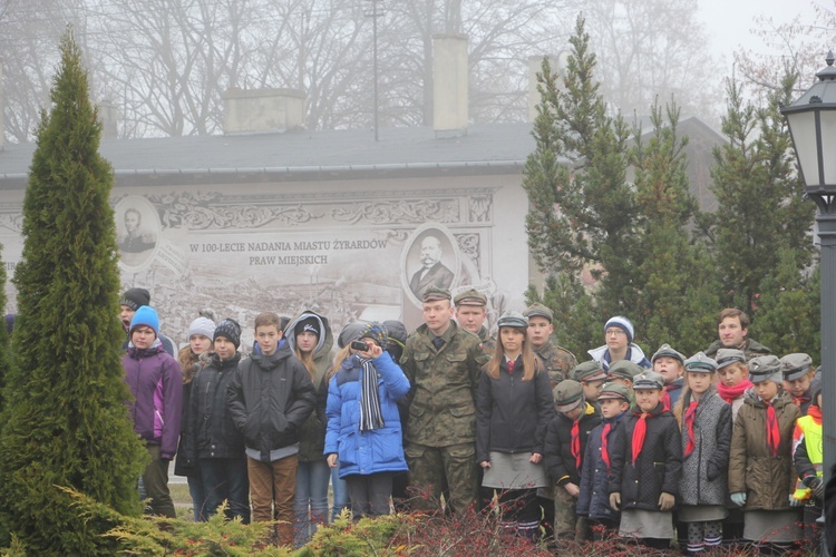 Odsłonięcie pomnika Filipa de Girarda w Żyrardowie