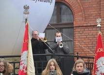 Odsłonięcie pomnika Filipa de Girarda w Żyrardowie