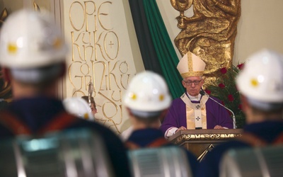 W intencjach pracowników kopalń modlił się metropolita. 