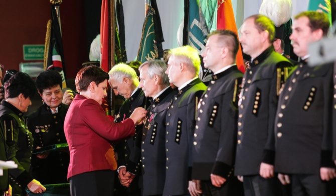 Premier Szydło na Barbórce w Rybniku 