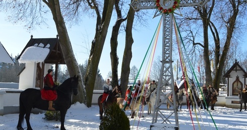Jeźdźcy u Gaździny Podhala
