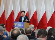 Premier Beata Szydło podczas spotkania z samorządowcami 