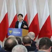 Premier Beata Szydło podczas spotkania z samorządowcami 