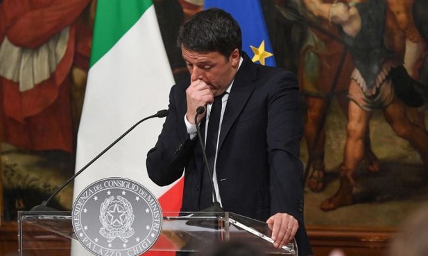 Renzi "zamroził" swoją dymisję