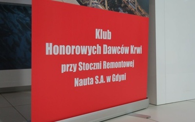 50-lecie Klubu Honorowych Dawców Krwi przy Stoczni Remontowej Nauta S.A.