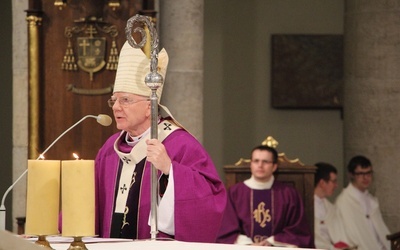 Abp Marek Jędraszewski w archikatedrze łódzkiej