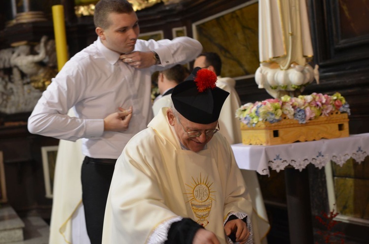 Obłóczyny siedmiu alumnów