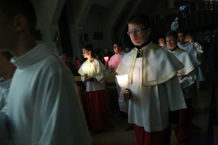 Czuwanie młodych w Jodłowej