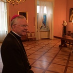 Abp Marek Jędraszewski w krakowskiej kurii