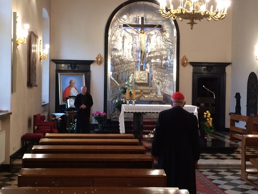 Abp Marek Jędraszewski w krakowskiej kurii