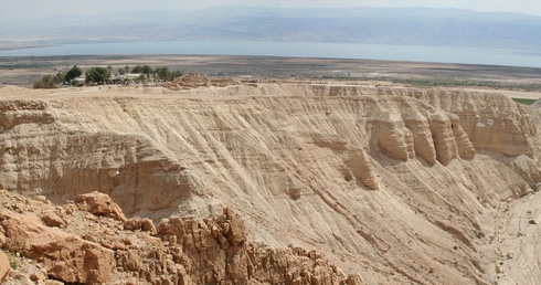 Widok na Qumran