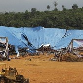 Nigeria: 160 ofiar śmiertelnych zawalenia się kościoła