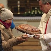 Podczas Eucharystii.