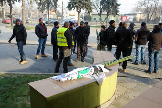 Protest górników KWK Makoszowy