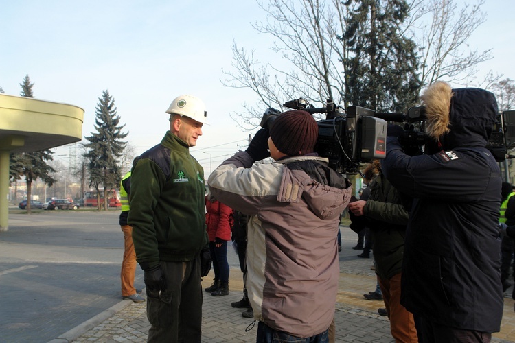 Protest górników KWK Makoszowy