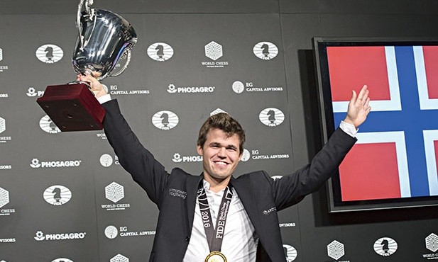 Magnus Carlsen po raz trzeci zdobył puchar mistrza świata