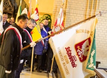 Poświęcenie sztandaru Solidarności