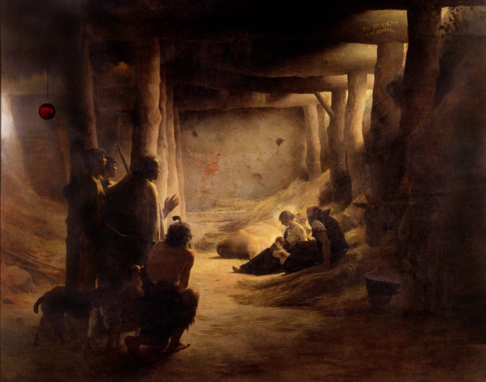 Pokłon pasterzy, 1883 Musée des Beaux-Arts de Carcassone, Carcassone Henri Lerolle 1848–1929
